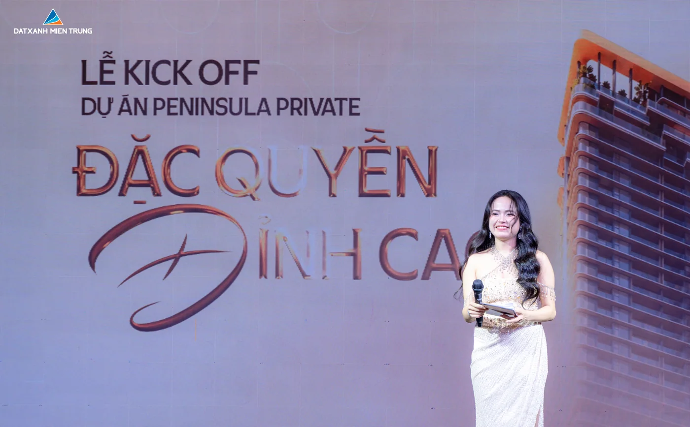 Sân khấu lễ kick off dự án Peninsula Private Đà Nẵng