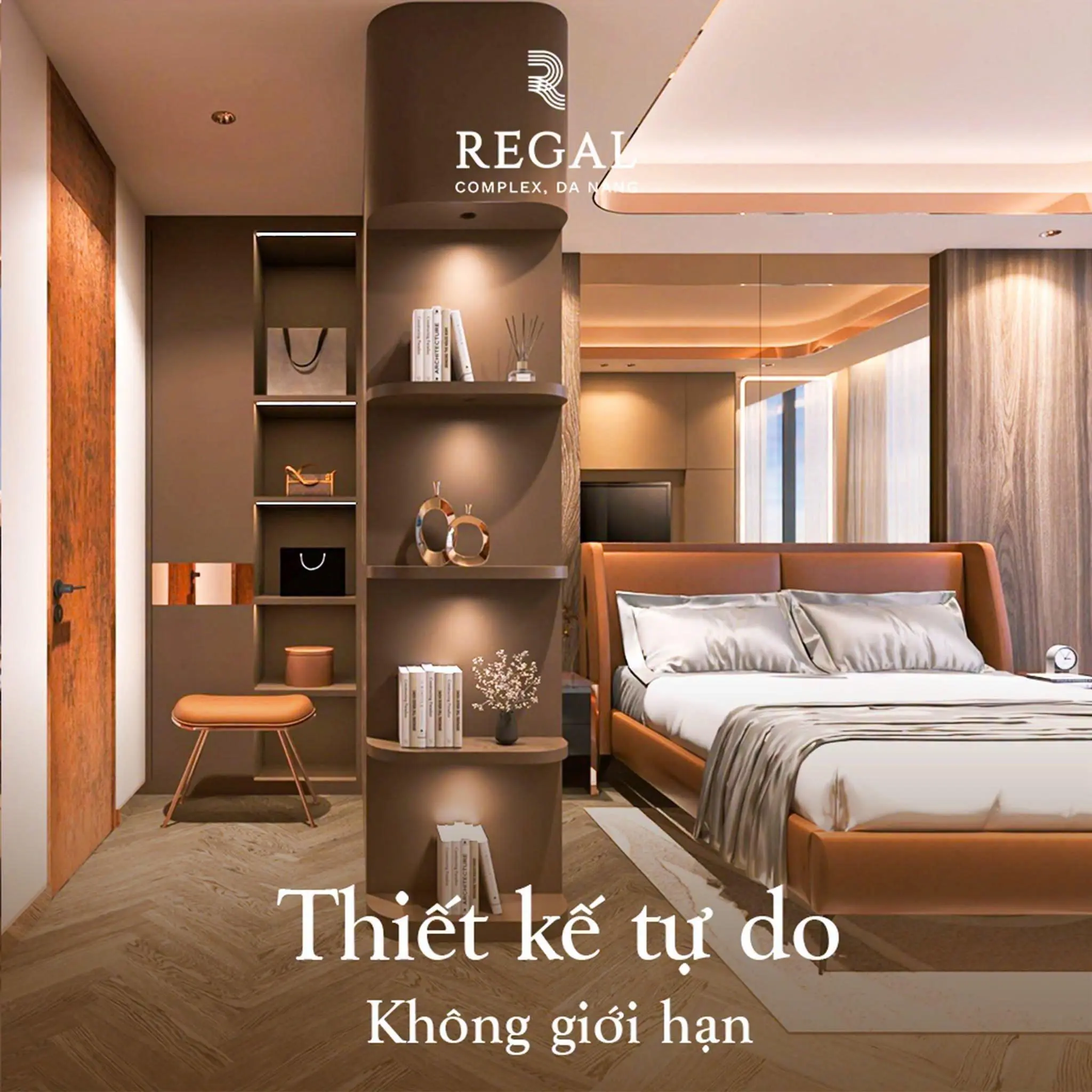 Phòng ngủ thiết kế tự do