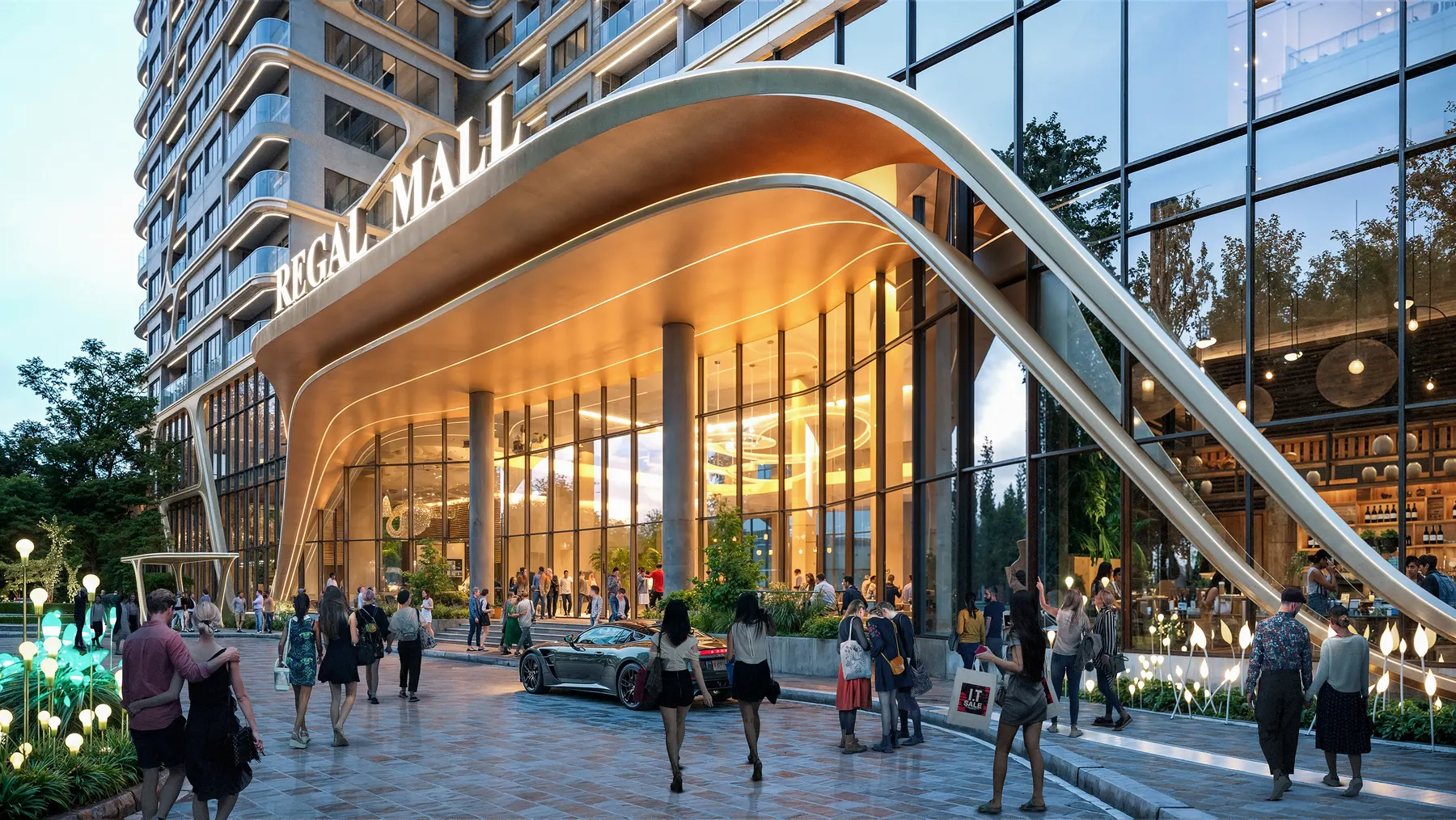 Lối vào Regal Mall